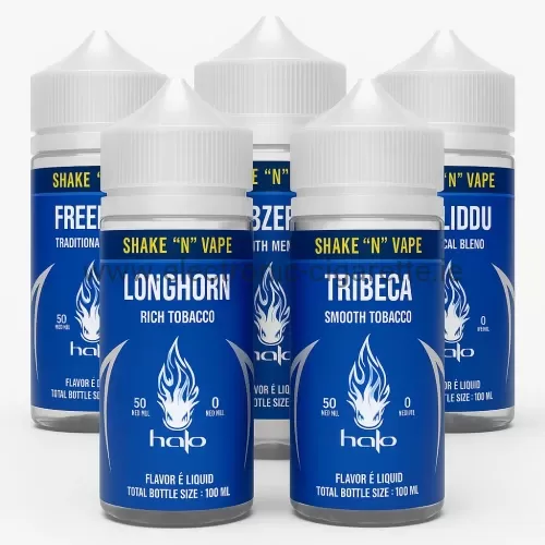 Halo Short Fill E-Liquid All Flavors