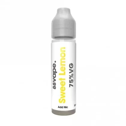 Sweet Lemon (Lemon Sherbet) Shortfill E-Liquid by 88vape (50ml) - Vapekit Co