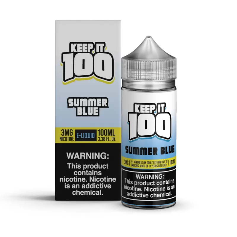 KEEP IT 100 - Summer Blue - 100ML E-Liquid - 6MG