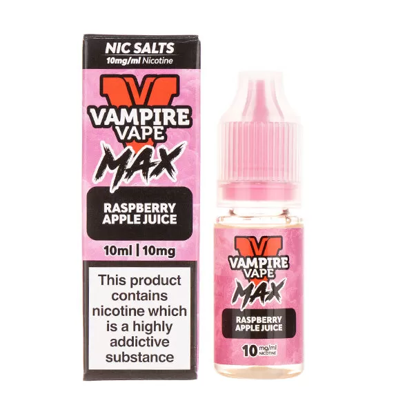 Raspberry Apple Juice Nic Salt E-Liquid by Vampire Vape Max - 5mg