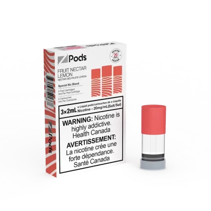 ZPODS – FRUIT NECTAR LEMON