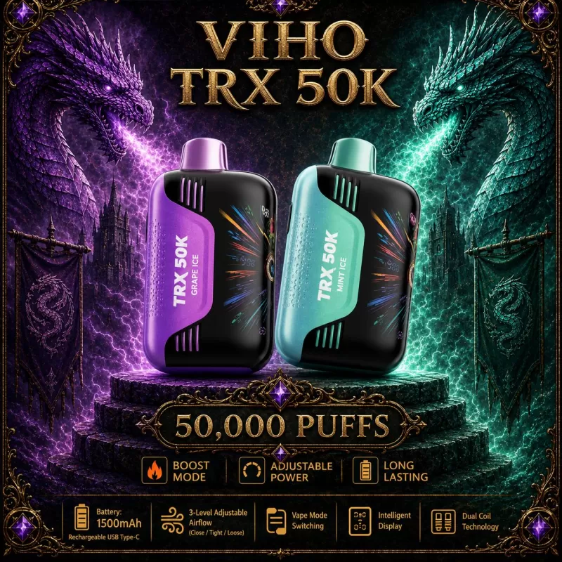 VIHO TRX 50K - Blueberry Cereal Donut Milk (BLK Series)