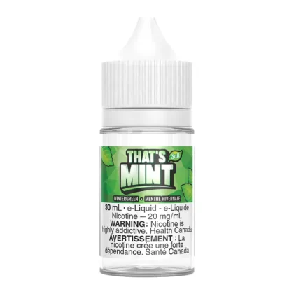 That's Mint Salt-Nic E-Liquid - Wintergreen 30ml - 20mg/ml