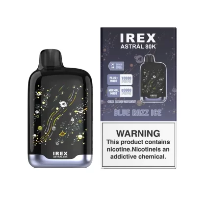 IREX Astral 80000 – 80K Puffs Adjustable Ice/Nicotine Levels Normal / Plus+ Mode Disposable Vape