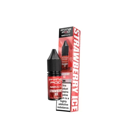 Pyne Pod Strawberry Ice Nic Salts 10ml E-Liquid - 10mg