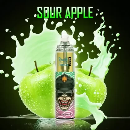 FUMOT Sour apple Randm Tornado 7000 Puff Bar R and M Pack Of 10 Vape Pen