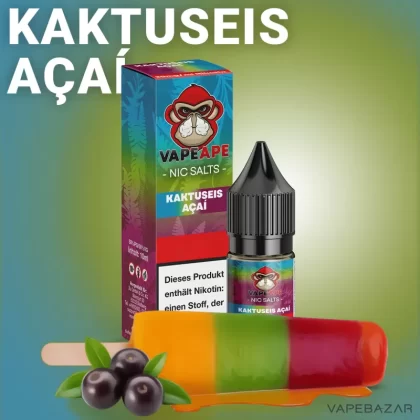 VapeApe – Kaktuseis Acai – Nic Salts - 10mg/ml, 20mg/ml