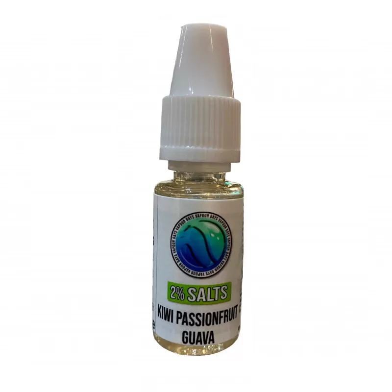 Vapour Days Salt Nicotine Kiwi Passionfruit Guava Juice 10mg Salts - Vapourdays Co