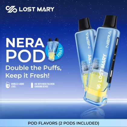 Lost Mary NERA 70K Disposable POD - 70,000 Puffs - Miami Mint