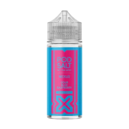 Pod Salt Nexus Sour Blue Raspberry 100ml Vape Juice - O Nic Shots