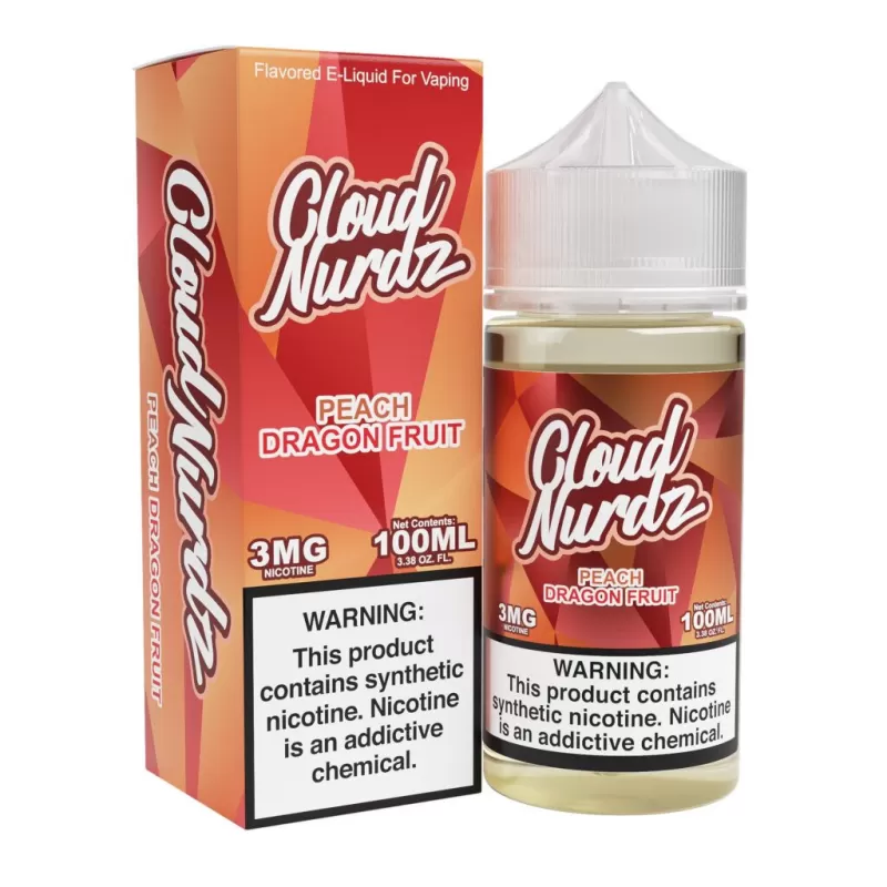Cloud Nurdz Peach Dragonfruit eJuice - Vape Product