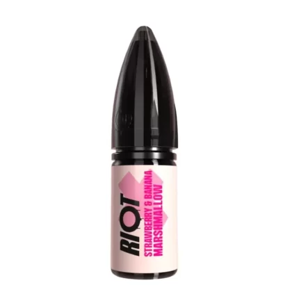 Strawberry And Banana Marshmallow Nic Salts E-Liquid Riot X by Riot Squad (10ml) - 10mg