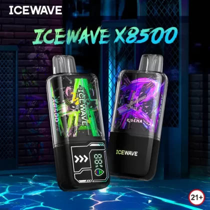 ICEWAVE X8500 Rechargeable Disposable Device - 8500 Puffs - Strawberry Ice Cream