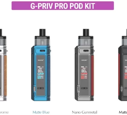 SMOK G-Priv Pro 80W Pod Kit 5ml - Matte Blue / HK