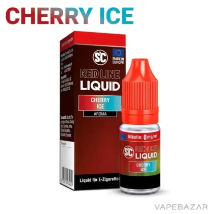 SC Red Line Nikotinsalz Liquid – Cherry Ice - Nikotinfrei, 10mg/ml; Kirsche