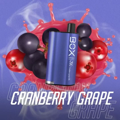 AIR BAR BOX CRANBERRY GRAPE – 3000PUFF DISPOSABLE 5%