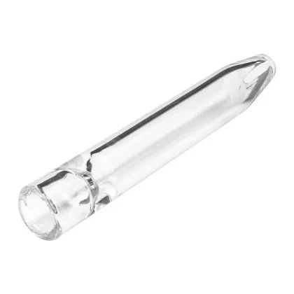 Elevate Glass Joint Chillum Pipe - Color#Black>Clear>White