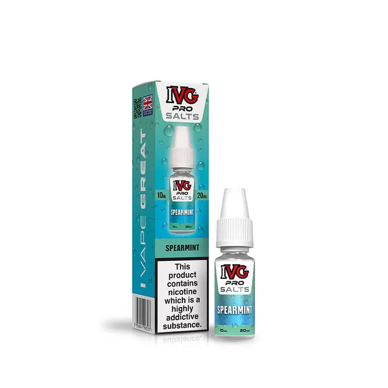 IVG Pro Salts Spearmint 10ml E-Liquid - 10mg - Image 2