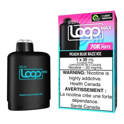 STLTH Loop Max E-Liquid Pod Pack – Peach Blue Razz Ice 30ml