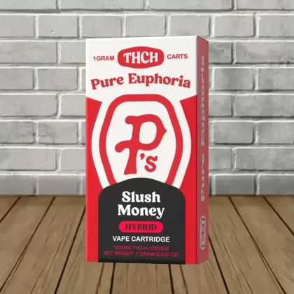 Pushin P’s Pure THCH Vape Cartridge 1g - strain#Water Slide -- Sativa CARTRIDGE>Smokin Mallow -- Indica CARTRIDGE>Slush Money -- Hybrid CARTRIDGE