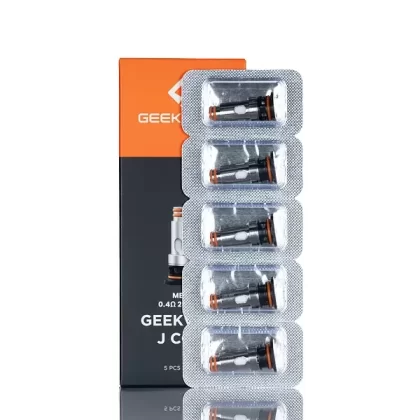 GeekVape J Series Mesh Replacement Coils - 0.4 ohm Mesh – Pack of 5, 0.6 ohm Mesh – Pack of 5