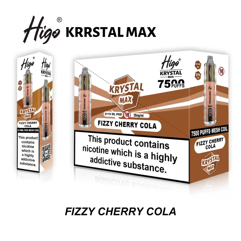 Higo Krystal Max 7500 Prefilled Pod Kit - Box of 10