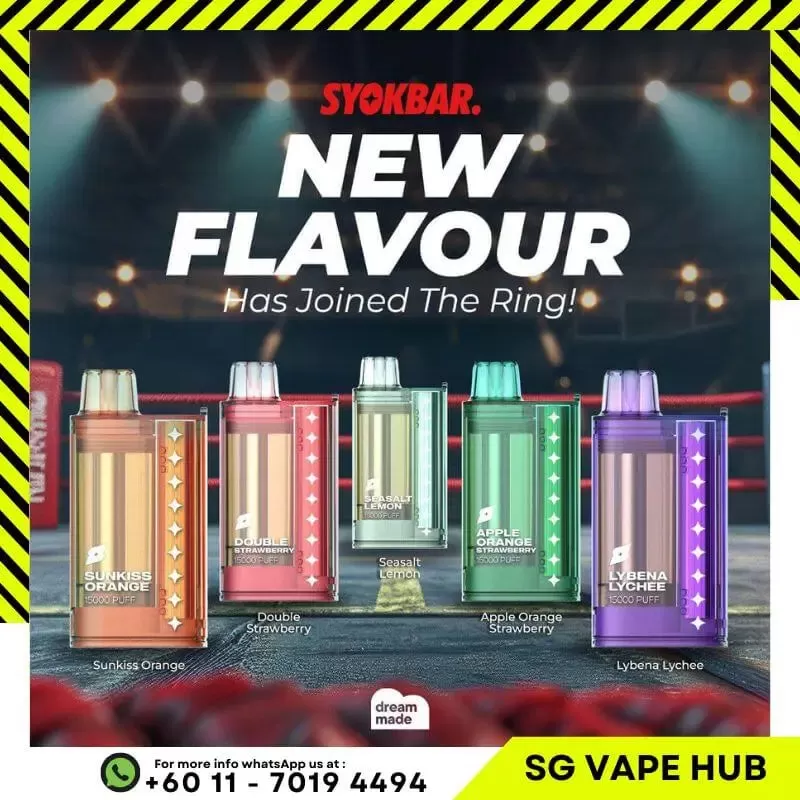 SYOKBAR 15,000 Puffs - Blackcurrant Lychee - Image 2