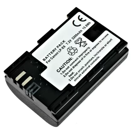 Batteries N Accessories BNA-WB-LPE6 Digital Camera Battery – Li-Ion, 7.4V, 2300 mAh, Ultra High Capacity Battery – Replacement for Canon LP-E6N Battery