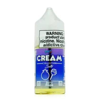 Sale $4.25 – Berry Pops by Vape 100 Cream Salt E-Liquid 30mL