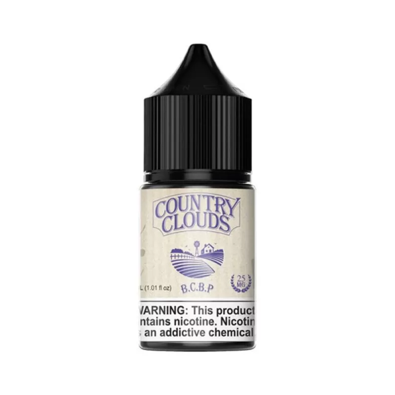 Country Clouds SALT - Blueberry Cornbread Pudding - 30ML E-Liquid - 25MG