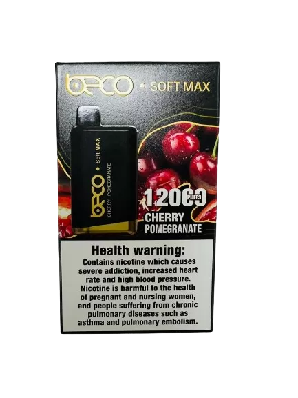 BECO SOFT MAX DISPOSABLE VAPE (12000 PUFFS) - 50 mg / Blueberry Ice - Image 3