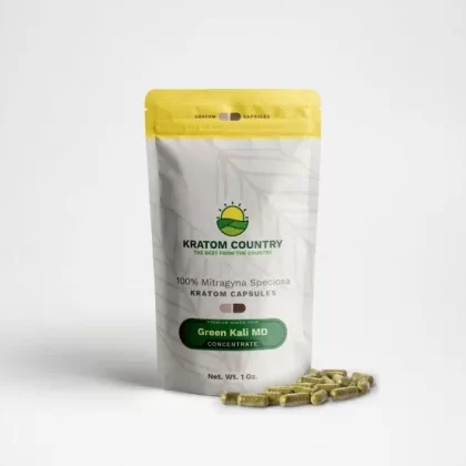 Kratom Country Green Kali Maeng Da Kratom Capsules