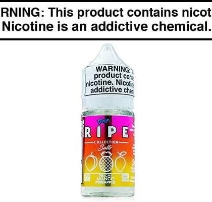 PEACHY MANGO PINEAPPLE BY VAPE 100 RIPE SALTS 30ML - Vapejuice