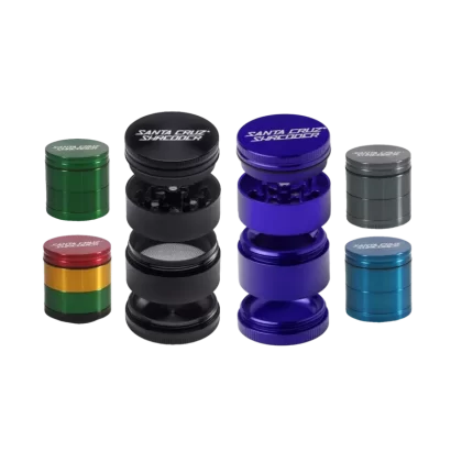 Aluminum 4 Piece Large Herb Grinder by Santa Cruz Shredder