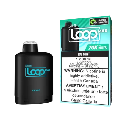 STLTH LOOP MAX Pod Pack - Ice Mint - 20 mg/mL (wholeseller) - Excise ON, 20 mg/mL (wholeseller) - Excise AB