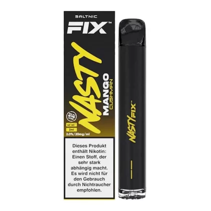 NASTY FIX AIRFIX – Mango Cushman - Nasty Fix - Airfix; Nikotin-Benzoat, Propylenglykol (A6E12F)