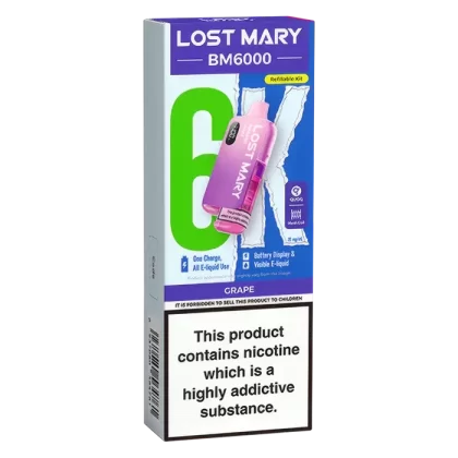 Lost Mary Vape BM6000 Grape Vape Kit