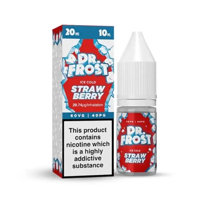 Dr Frost Strawberry Ice Nic Salt E-Liquid - 10 Pack