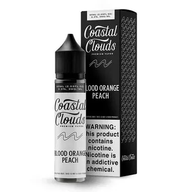 Blood Orange Peach Coastal Clouds 60mL - Nicotine Level#0mg>3mg>6mg