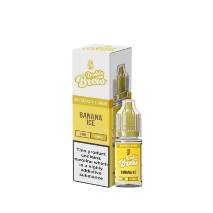 Ohm Brew Double Brew Banana Ice 10ml Nic Salt E-Liquid - 5mg