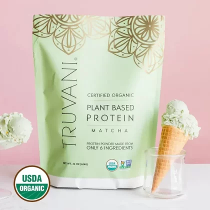 Truvani Matcha Plant Protein Powder – 20 Servings