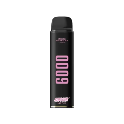 SLUGGER DISPOSABLE VAPE MANGO LYCHEE ICE 40Mg (6000PUFF)