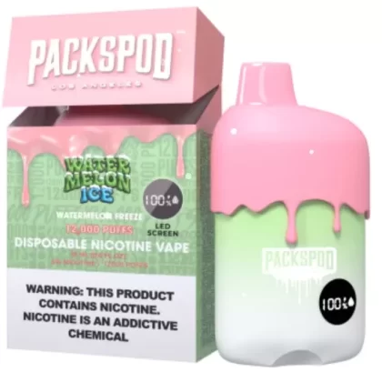 Packspod Disposables [12000 puffs] – Watermelon Ice