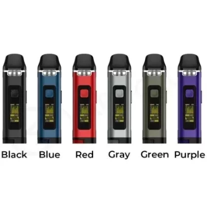 Uwell Crown D Pod Vape Kit - Colour#Black>Blue