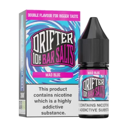 Drifter Bar Salt Nic Salt E Liquid Mad Blue - Nicotine Strength#20mg>10mg>5mg