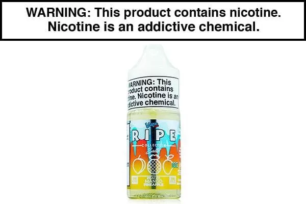 PEACHY MANGO PINEAPPLE ICE BY VAPE 100 RIPE SALTS 30ML - Vapejuice