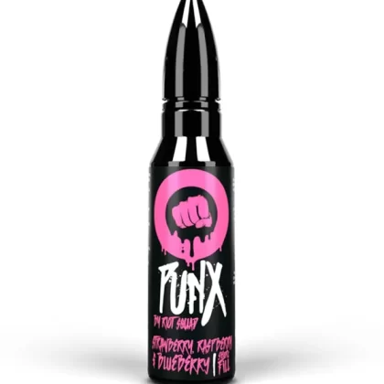 Riot Squad PUNX Strawberry Raspberry Blueberry E-Liquid 60ml - 0mg (No Nic)