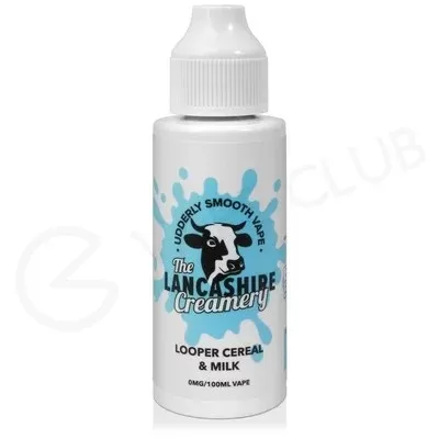 Looper Cereal & Milk Shortfill E-Liquid by The Lancashire Creamery 100ml - Ecigpremium