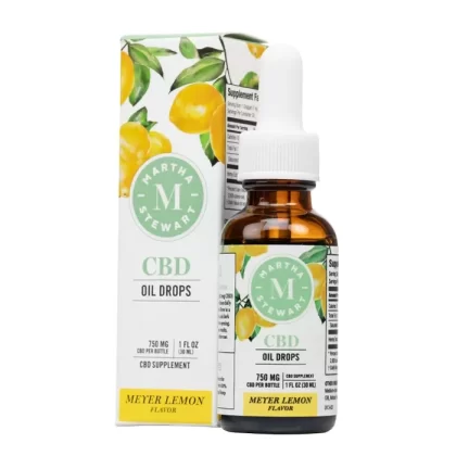 Martha Stewart – CBD Meyer Lemon Oil Drops – 750mg