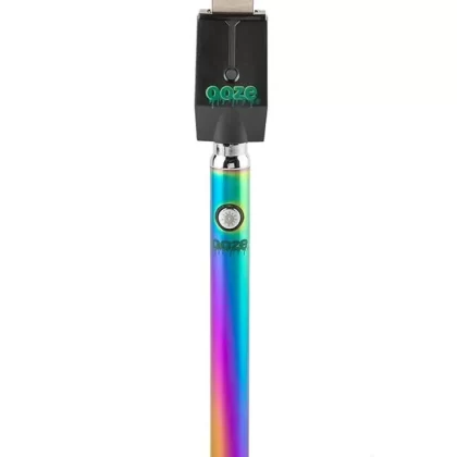 Ooze Slim Twist Variable Voltage Vape Pen Battery - Color#Black>Blue>Gold>Green>Orange>Pink>Purple>Rainbow>Rasta>Red>Rose Gold>Silver>Teal>White>Yellow (CC9529)